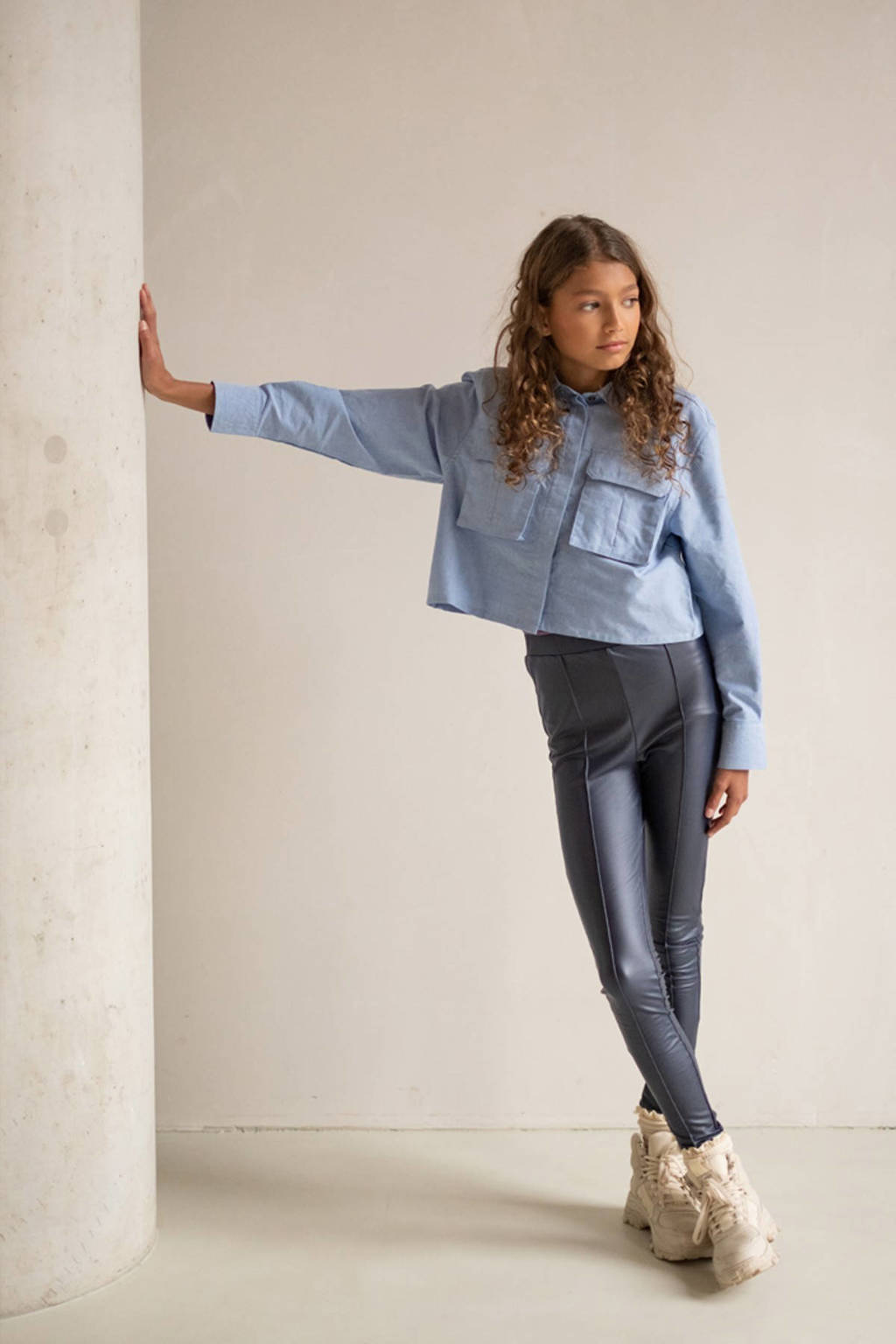 Like Flo blouse Cassy lichtblauw