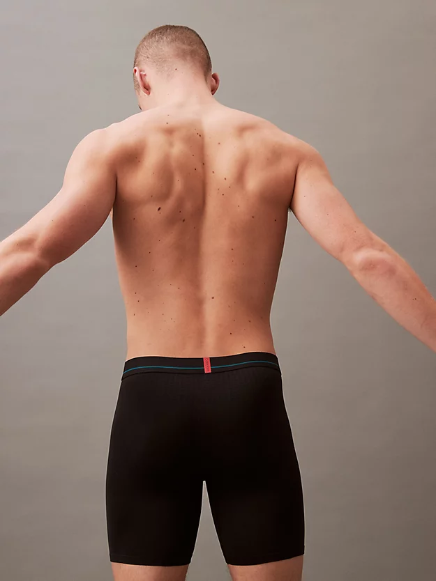 Cuecas Boxer Longas Pro Fit, Pacote com 3 Unidades