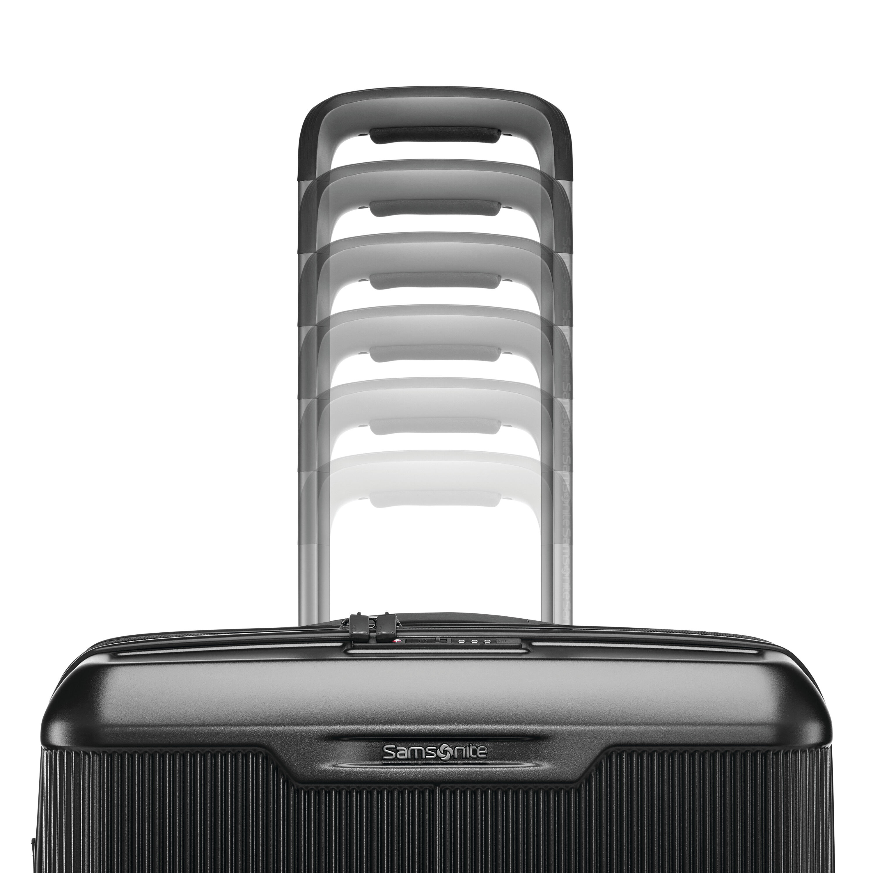Mala rígida grande Samsonite Silhouette 17 com rodinhas giratórias