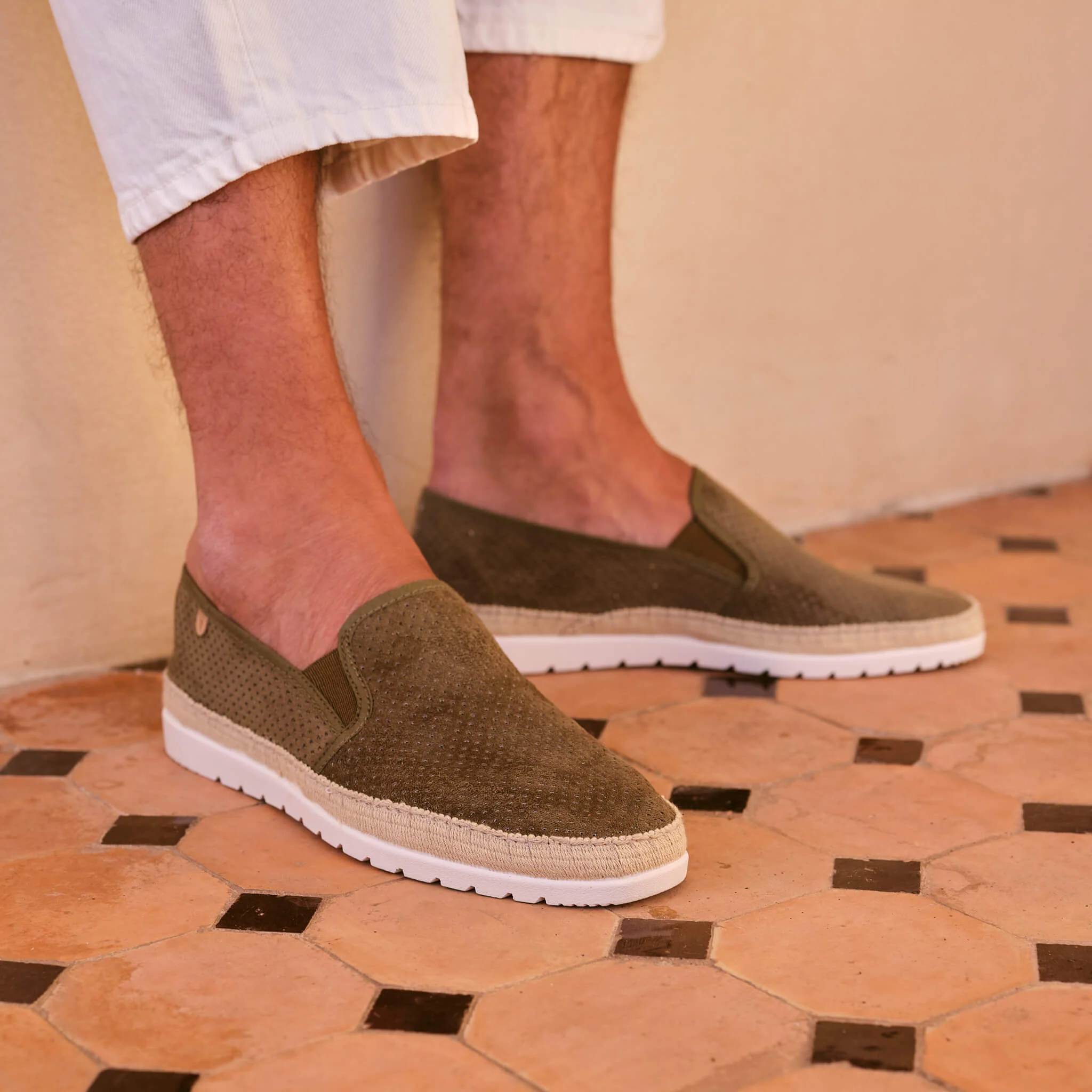 Boly-Espadrille kaki