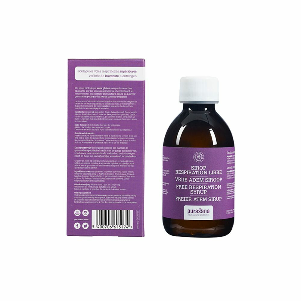 Purasana Vrije Adem Siroop 200 ml