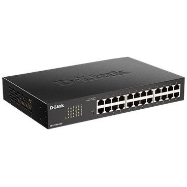 D-Link DGS-1100-24V2 Géré L2 Gigabit Ethernet (10/100/1000) 1U Noir, Gris