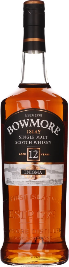 BOWMORE 12 YEARS ENIGMA 1LTR