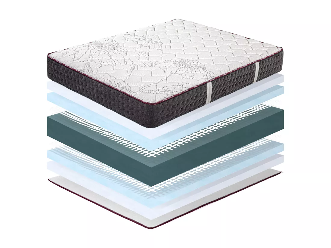 Matelas 140x190 cm, Goldplus, 24cm, mousse mémoire de forme, ergonomique