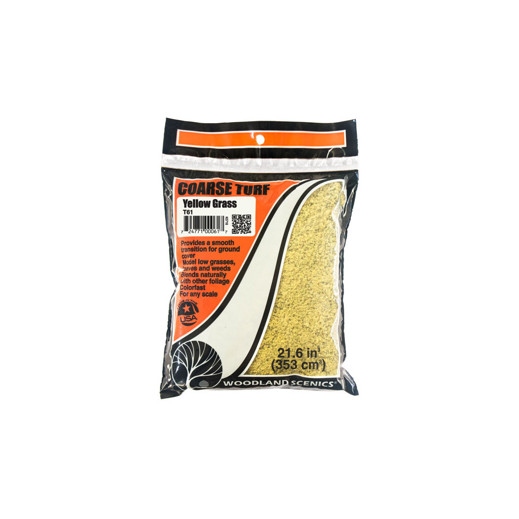 Woodland Scenics - Flocage Épais en Sachet Yellow Grass