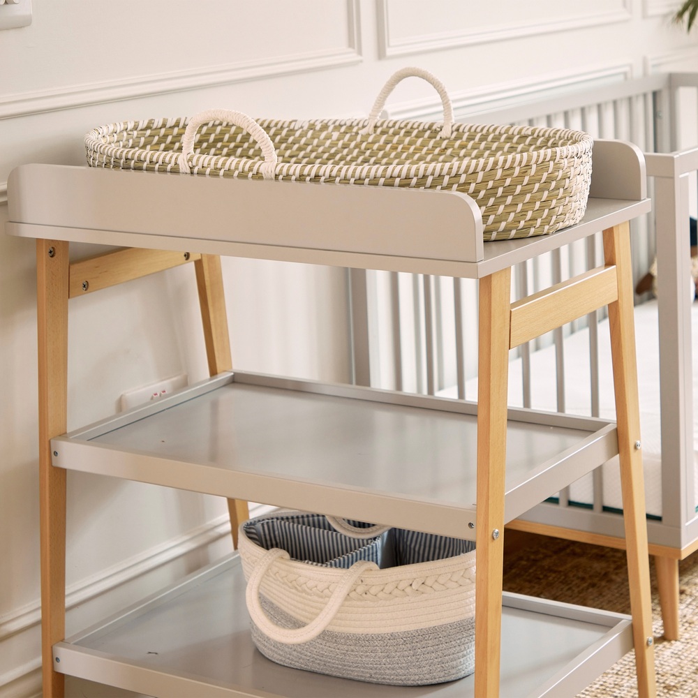 Baby Elegance Wickelkorb aus Seegras