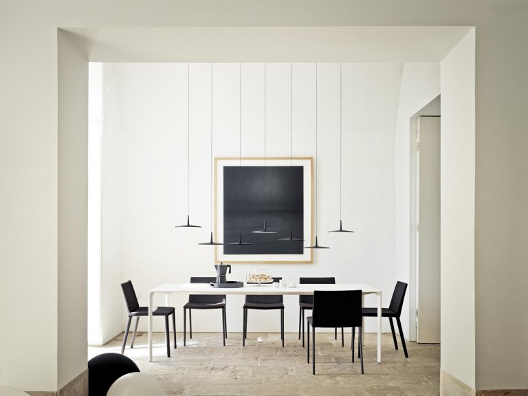 Vibia Skan 0270 hanglamp Ø30 LED zwart