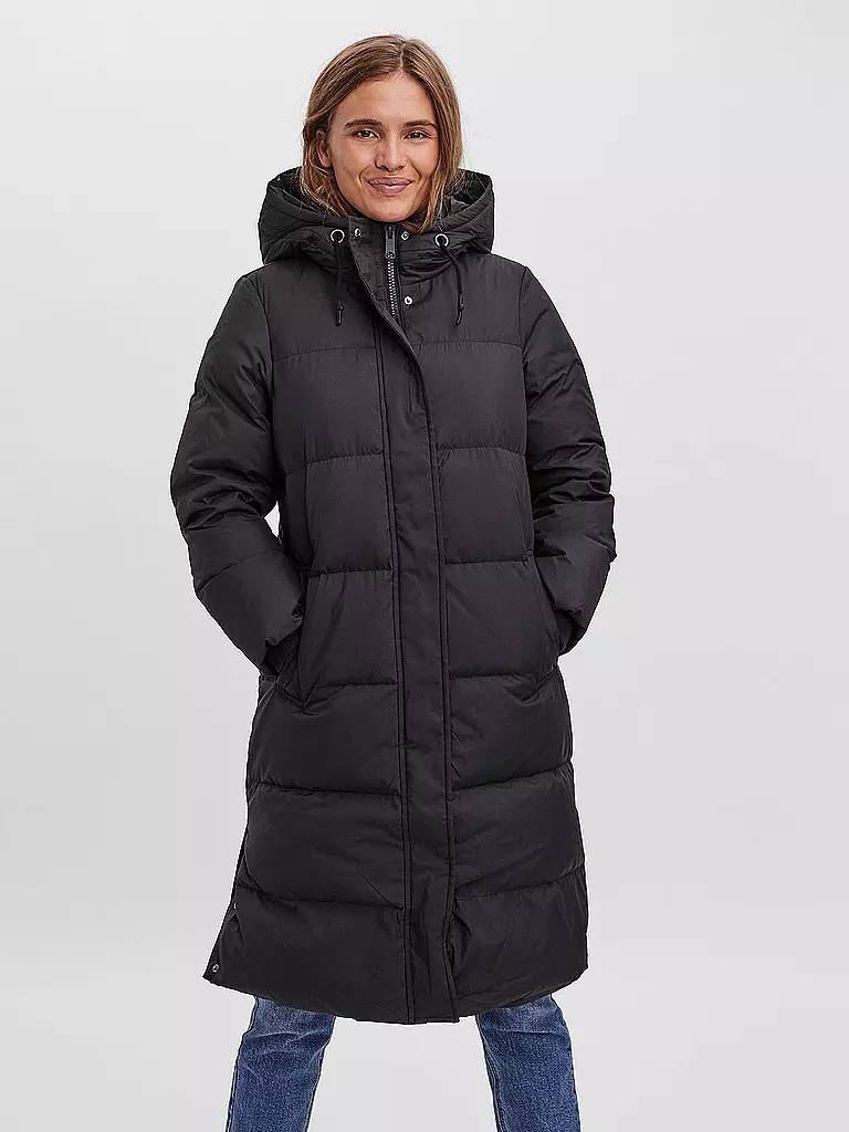 VERO MODA Daunenmantel VMERICAHOLLY  schwarz