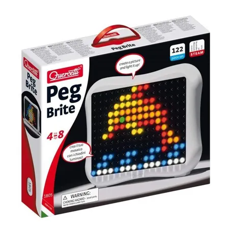Quercetti Peg Brite Steckspiel leuchtende Stecker