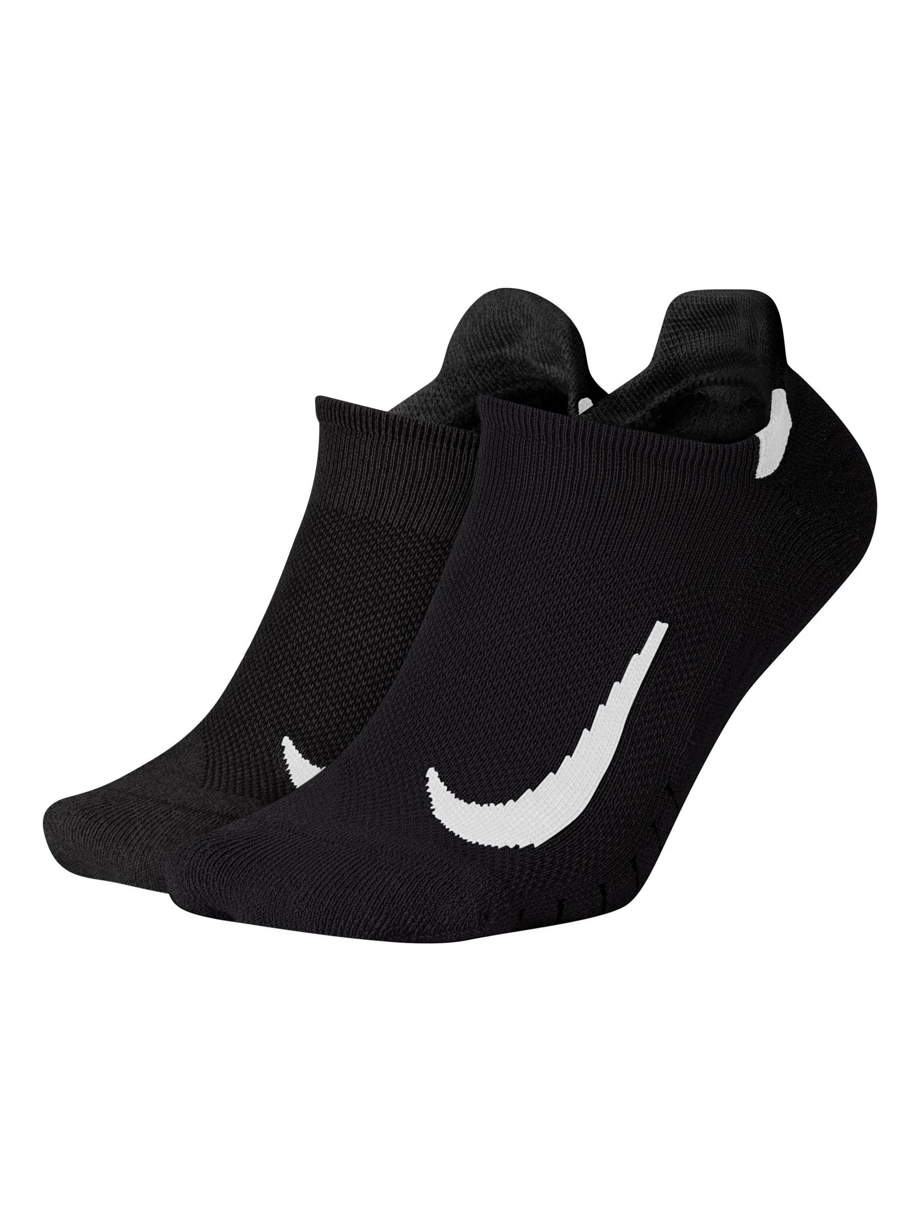 Zwart - Nike - Multiplier - 2 Paar niet-zichtbare hardloopsokken