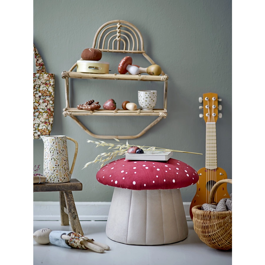 bloomingvilleMINI Pouf Lue rot