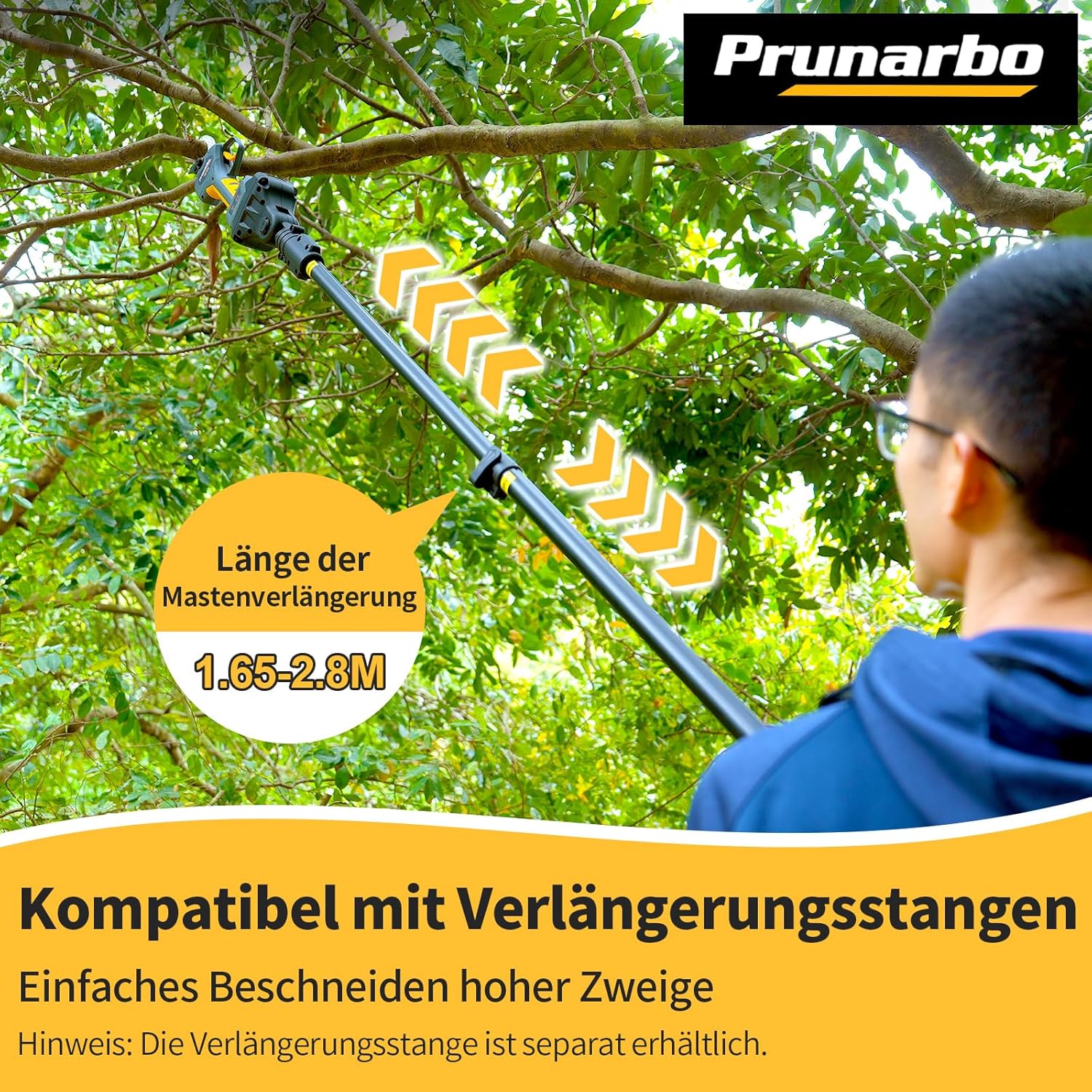 40mm Akku Astschere Elektrische Gartenschere Kompatibel mit Makita 18V Akku (ohne Akku und Ladegerät) Schere Bürstenloser Motor für Garten, Äste und Obstbäume (PR-E40-Body)