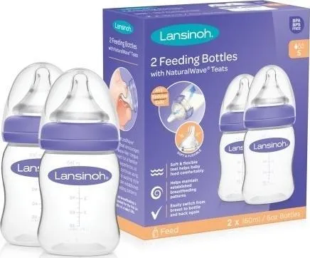 Lansinoh 75830 BOTTLE 160ML X 2   SM.NW LANSINOH