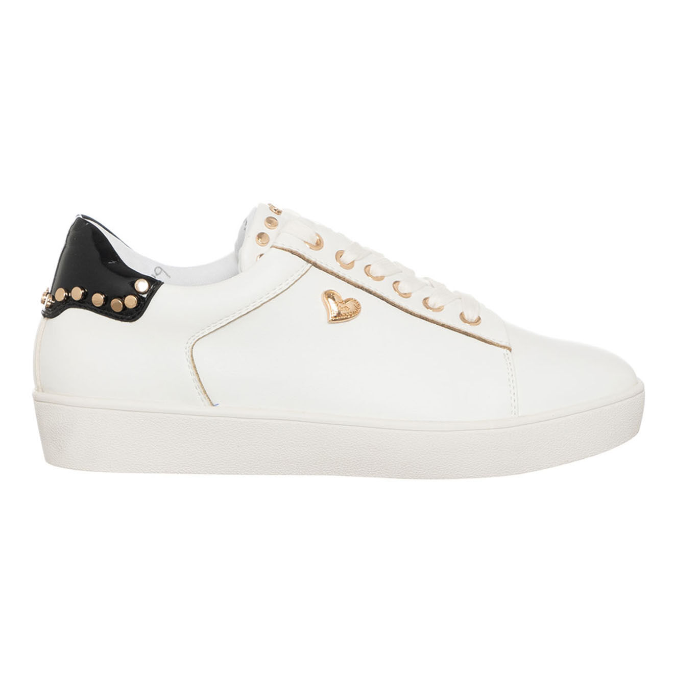 Tua By Braccialini Sneakers en Cuir Fano blanc/noir