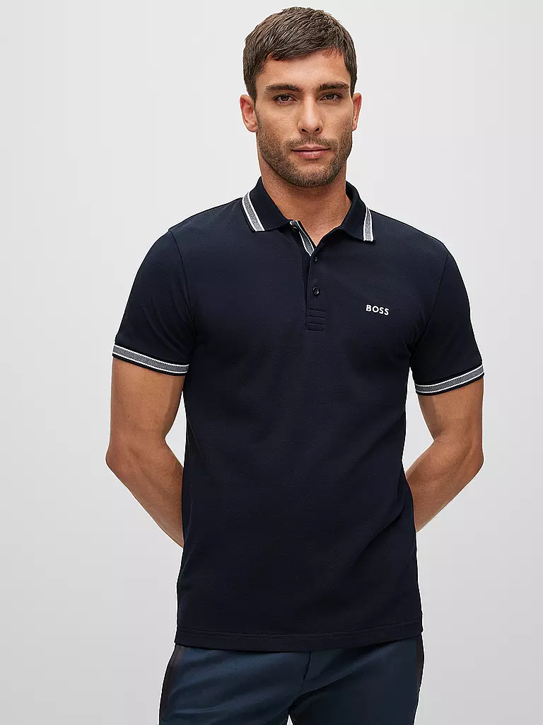 BOSS Poloshirt Modern Fit Paddy blau