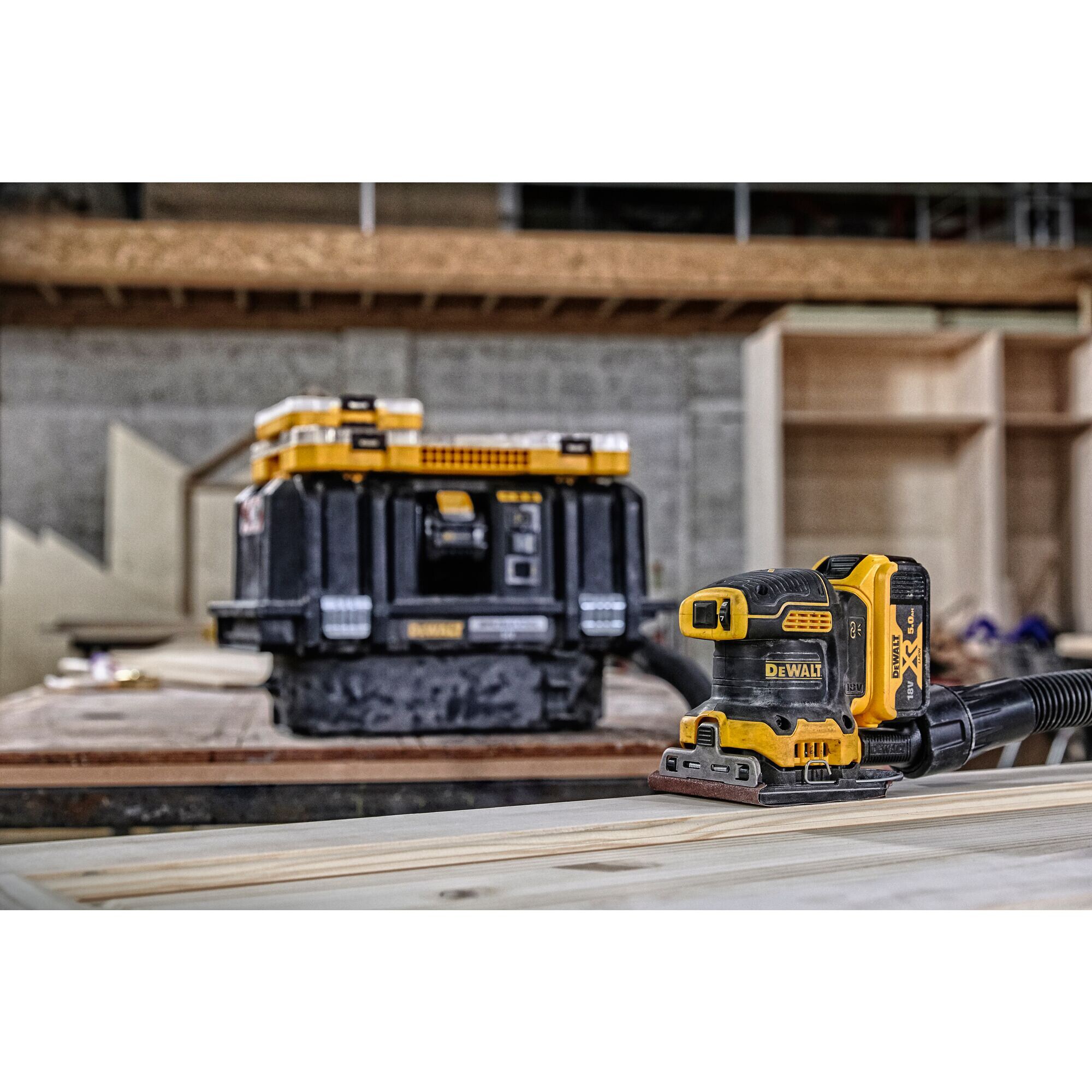 DeWalt Schwingschleifer Akku-Vibrationsschleifer DCW200NT, 18Volt