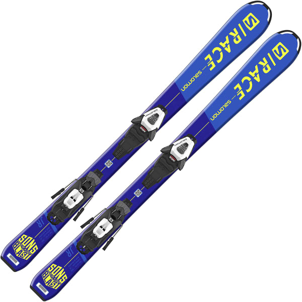 Pack ski SALOMON S/RACE JR S BLUE/YELLOW + L C5 GW BLACK/WHITE J75