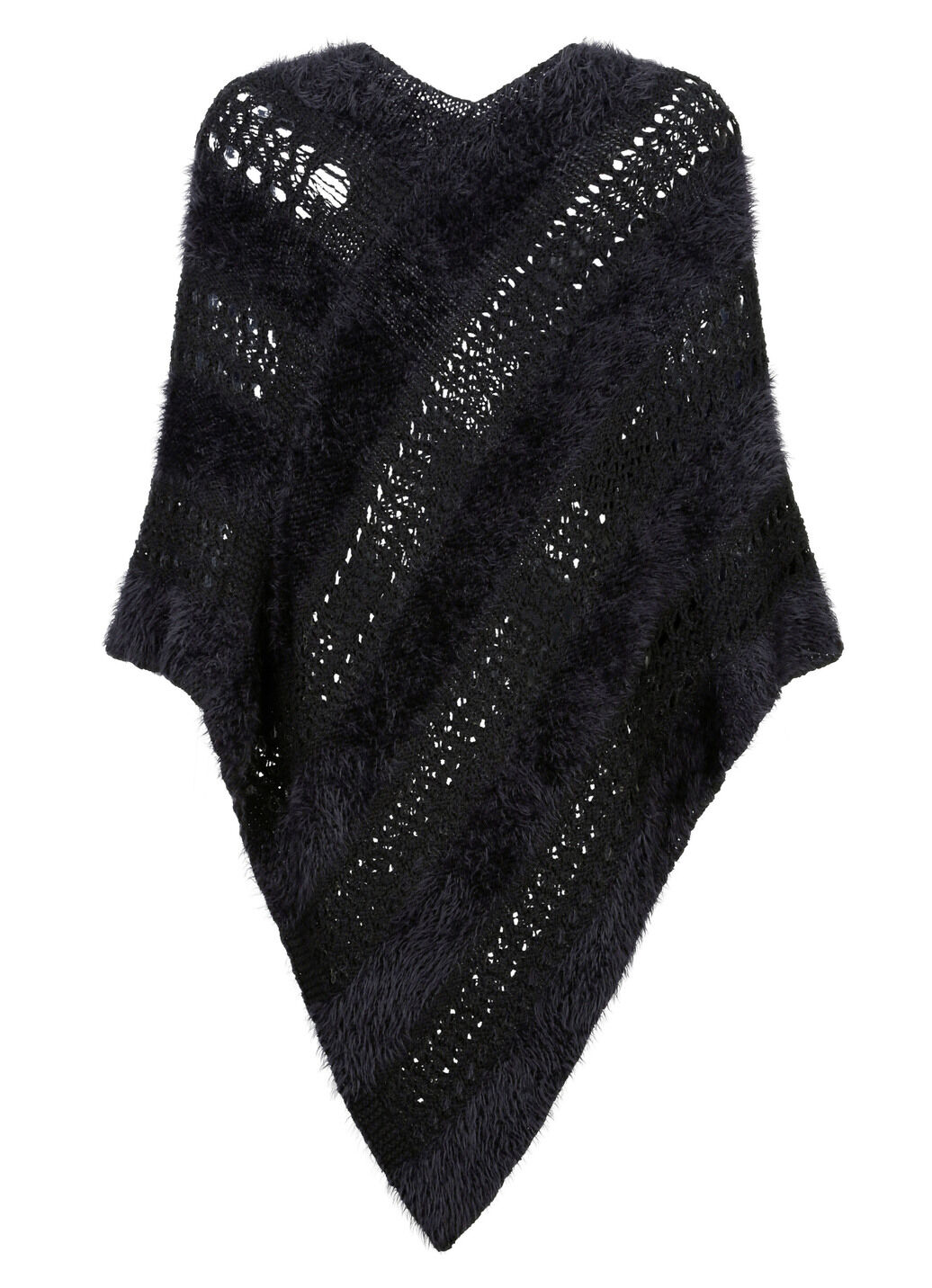Poncho in Garnmix