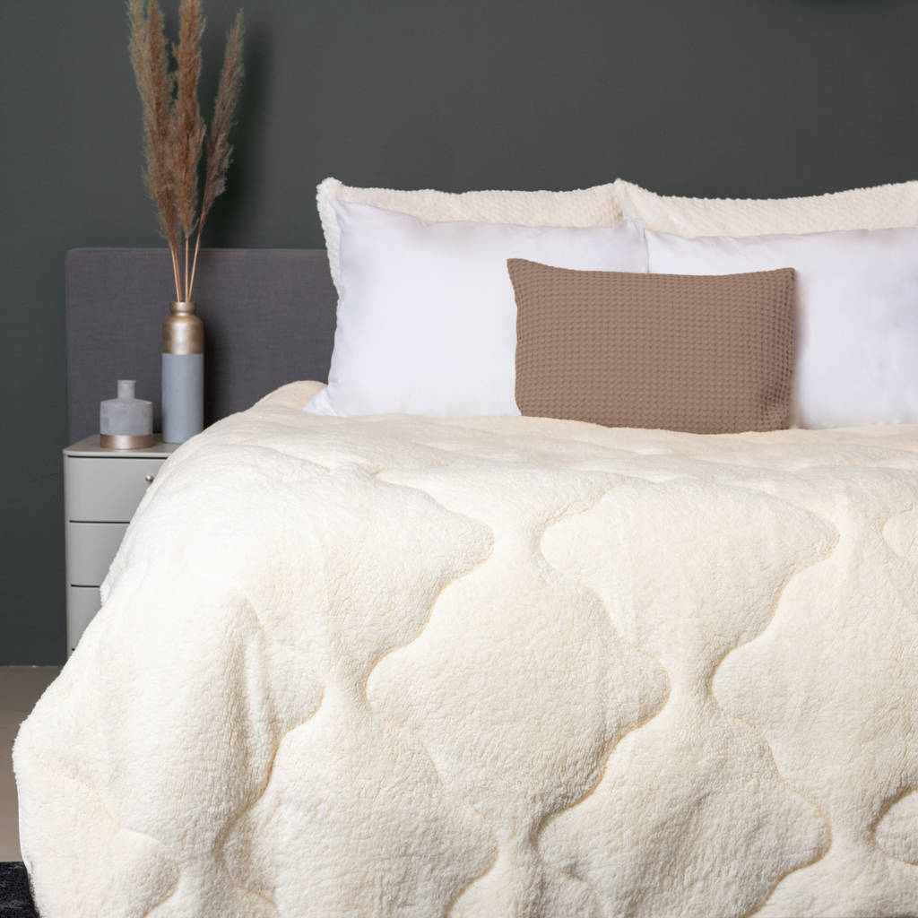Geweldig dekbedteddy lazy dekbed ecru
