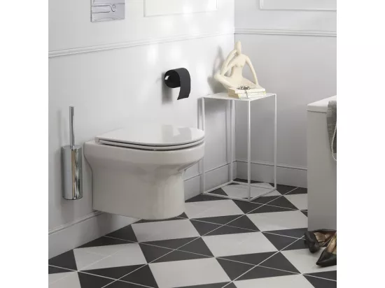 WC suspendu sans bride JACOB DELAFON Elite abattant extraplat