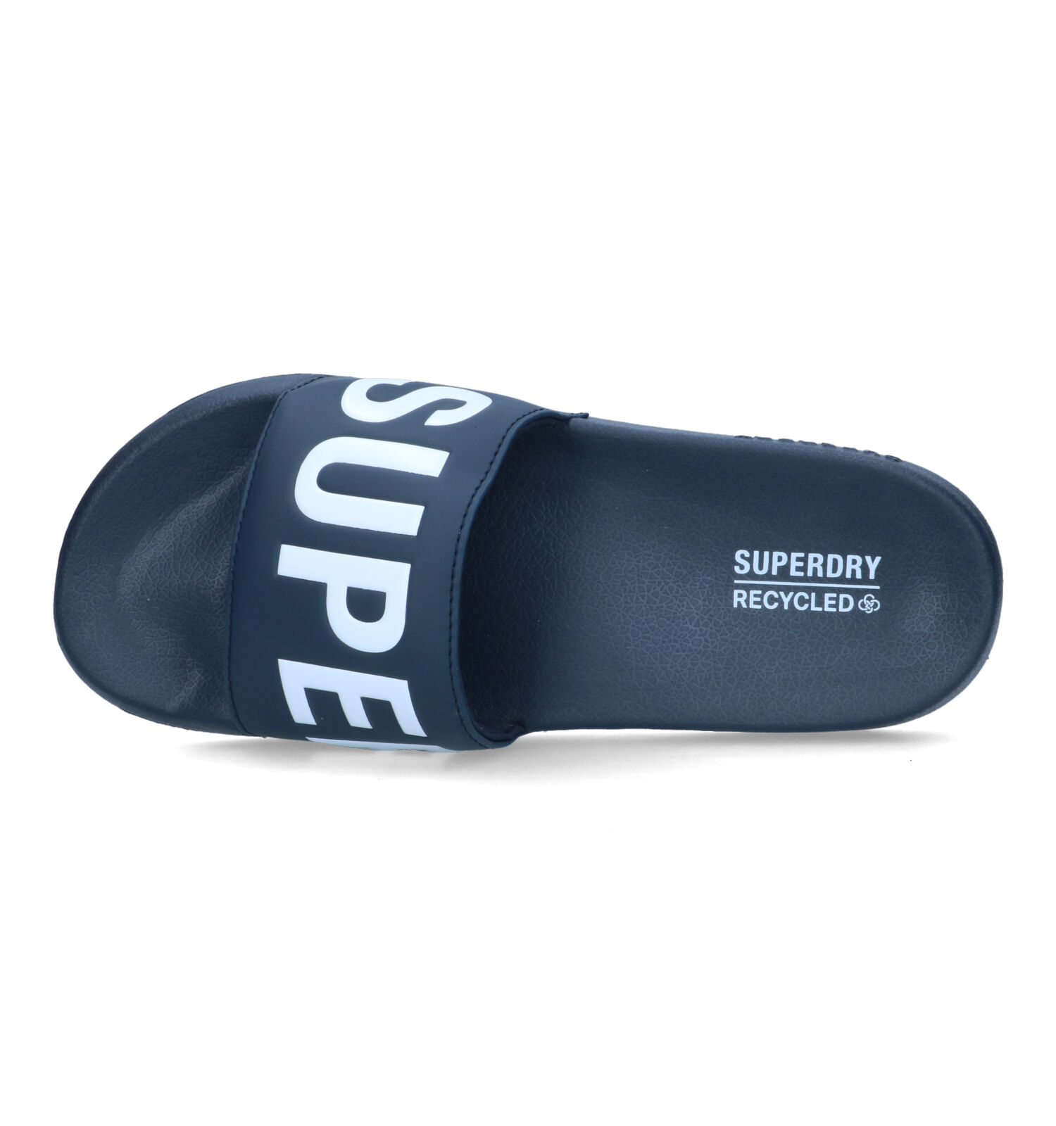 Badslippers blauw