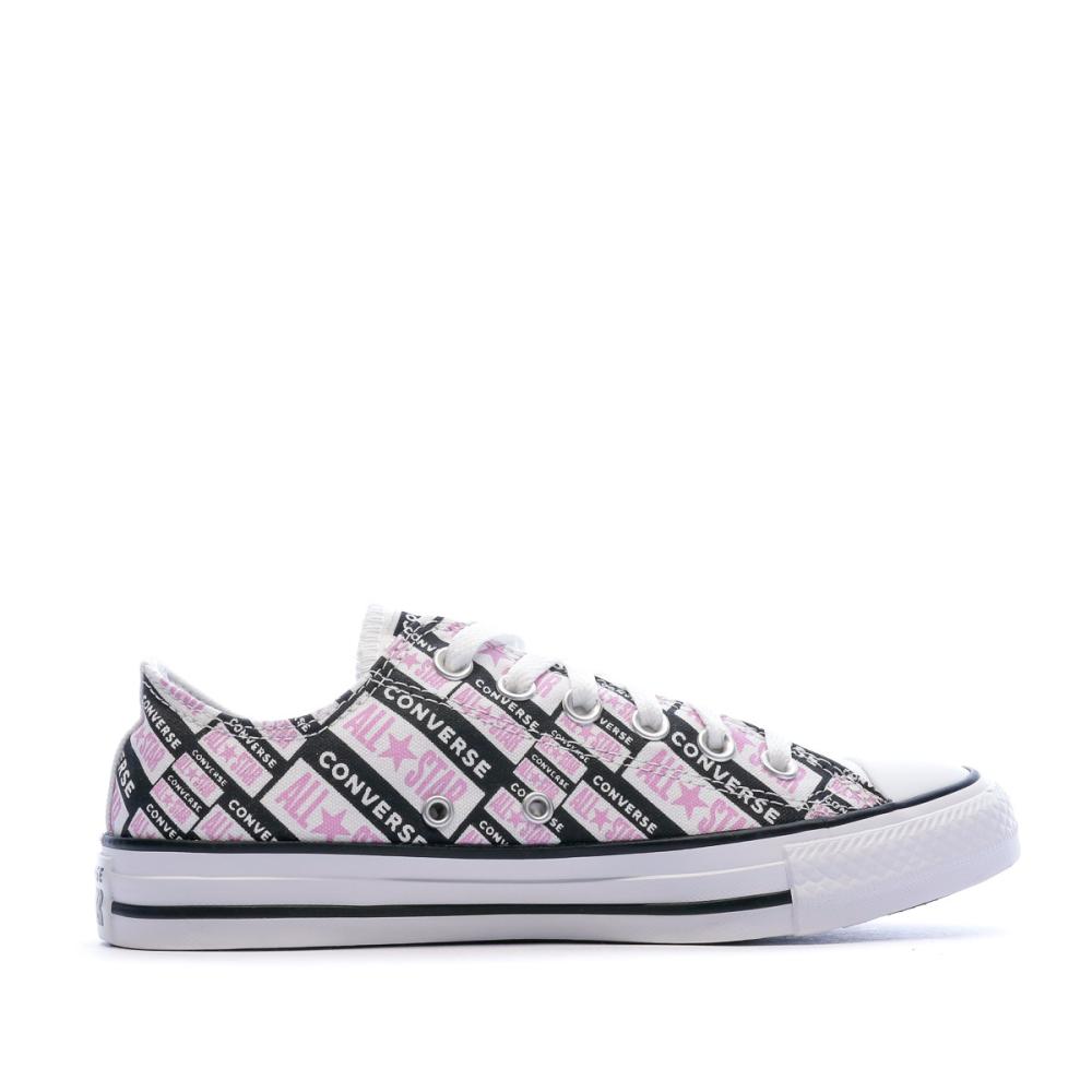 Converse Baskets Rose/Blanche Femme Converse OX