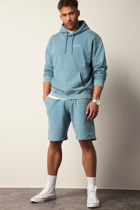 STHUGE Hoodie, oversized, Kapuze, Vintage Look, Print, bis 8 XL