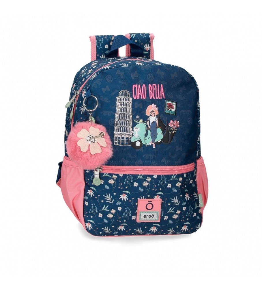 Enso Mochila de paseo Ciao Bella 32 cm marinho