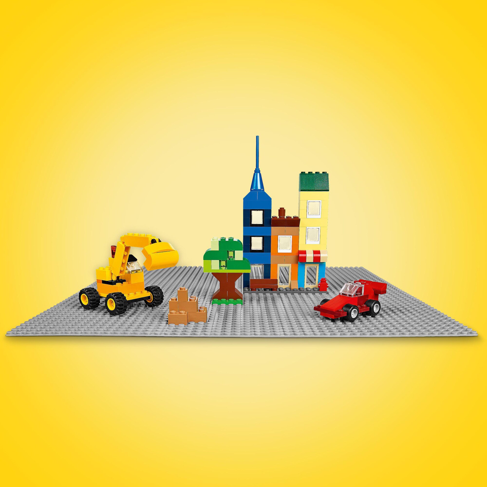 LEGO Konstruktionsspielzeug Classic Graue Bauplatte