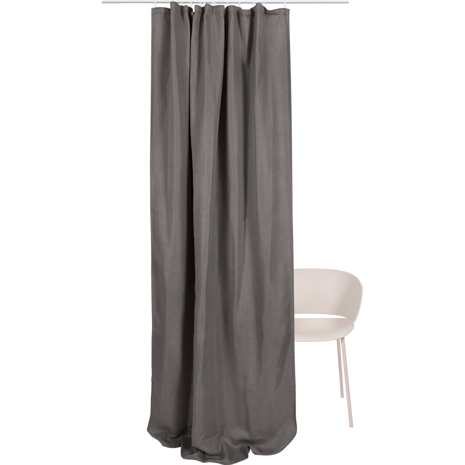 Fertigvorhang Polyester 140 x 260 cm taupe