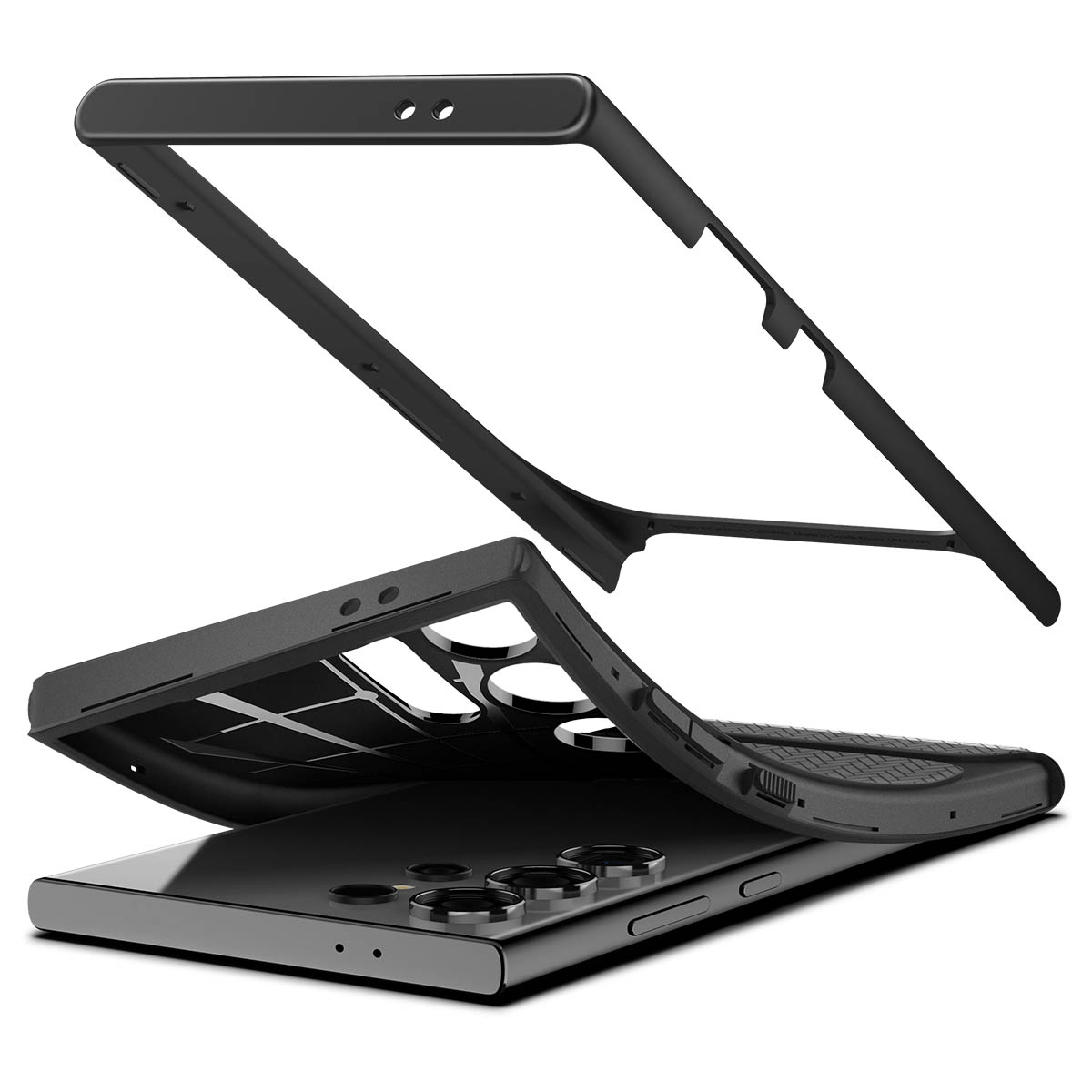 Samsung Galaxy S24 Ultra Neo Hybrid Hardcase Hülle (ACS07304) - Black (Schwarz)