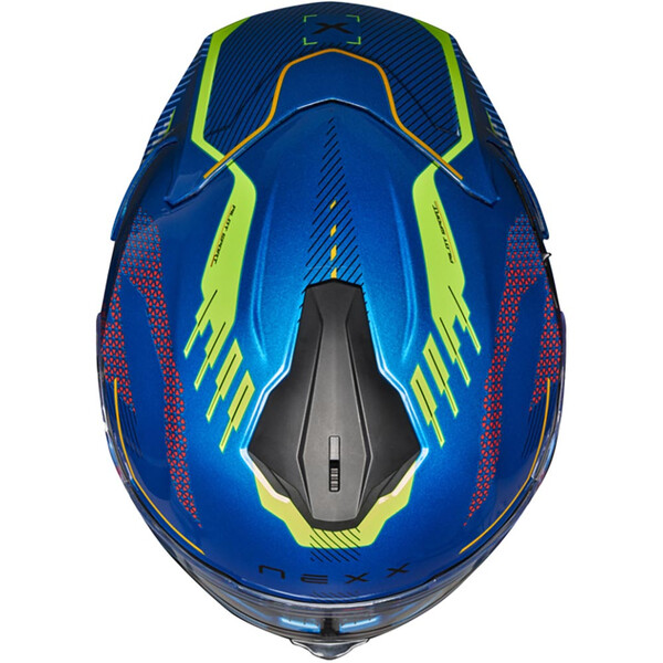 Nexx - Casque Y.100R Baron Bleu Clair / Vert fluo