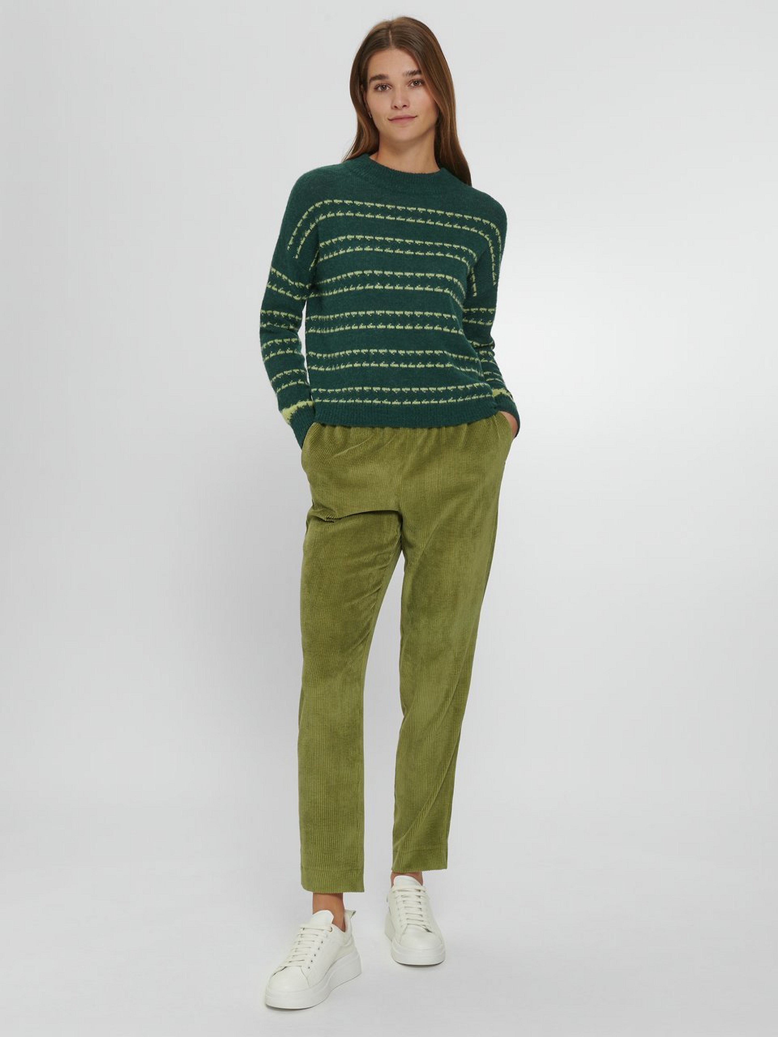 Pullover mit Stehbund