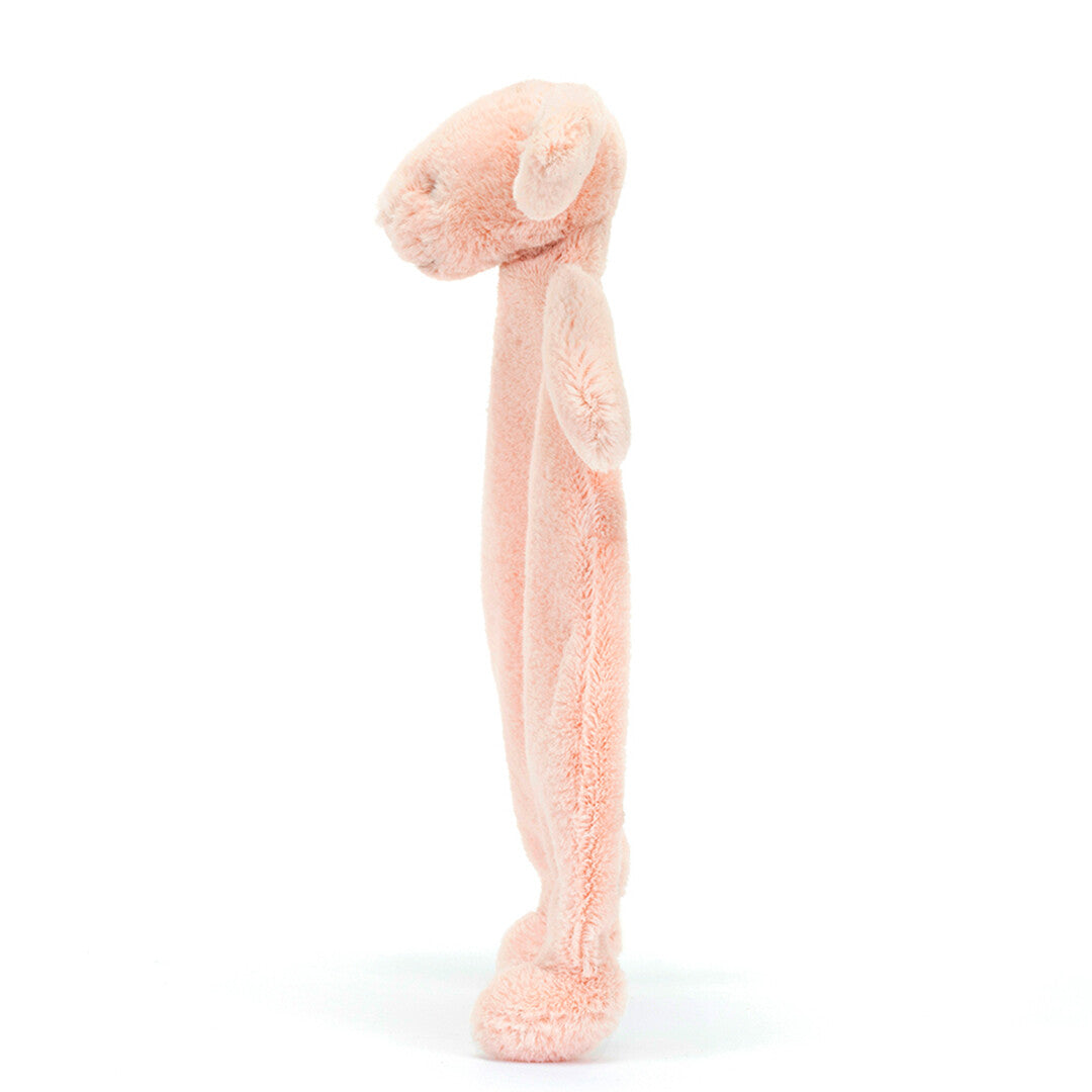 Jellycat knuffeldoek konijn bashful blush - 27 cm