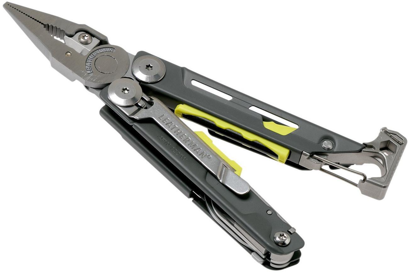 Leatherman Signal Granite Grey survival multitool 832737, nylon foedraal