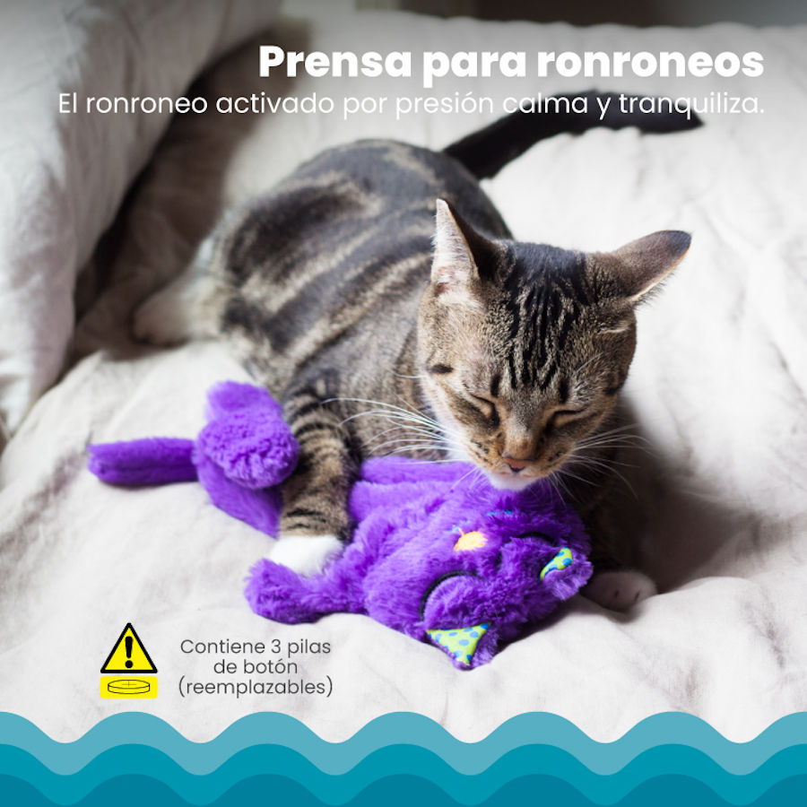 Almofada de Pelúcia Relaxante para Gatos Outward Hound Catstages Purr Pillow Kitty