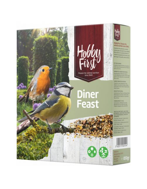 Hobbyfirst Wildlife Diner Feast - Vogelvoer - 850 g
