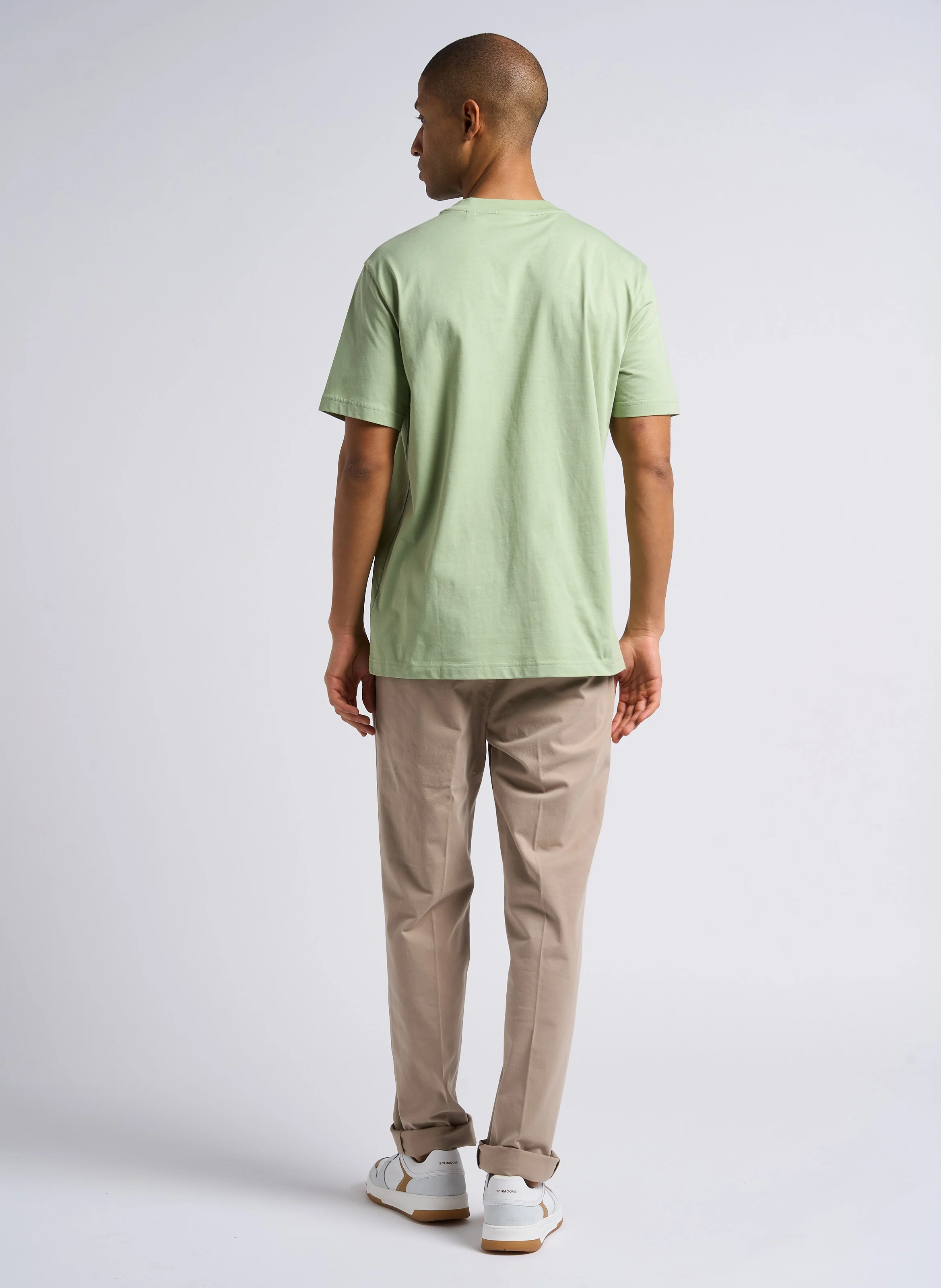 Pantalon à pinces regular-fit en coton | Beige