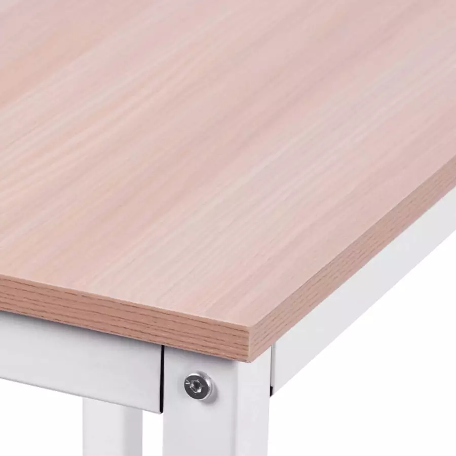 HOMCOM Winkelschreibtisch natur