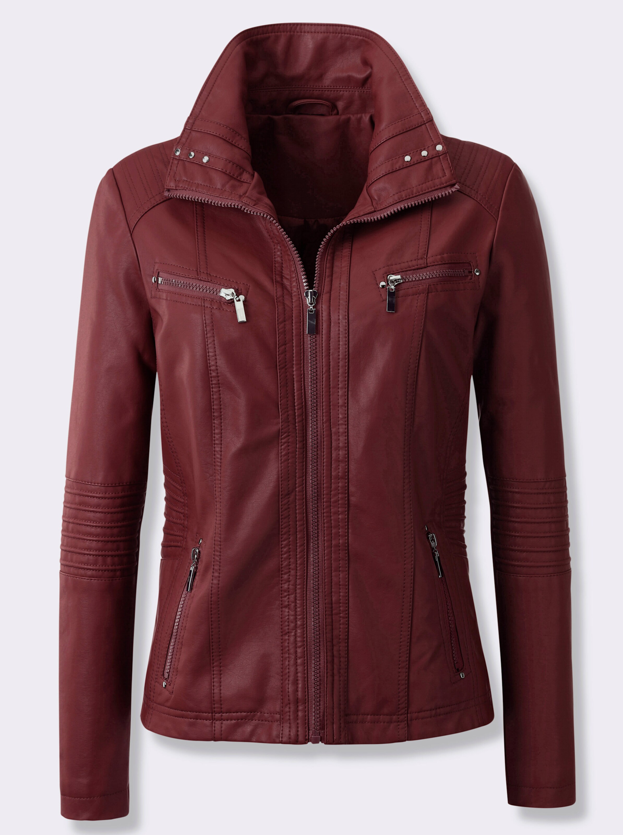 Lederimitatjacke
