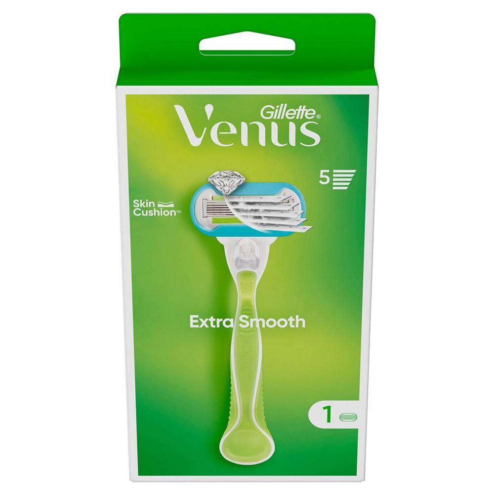 Gillette Venus Extra Smooth Rasierapparat<br>1 Stück, mit 1 Klinge