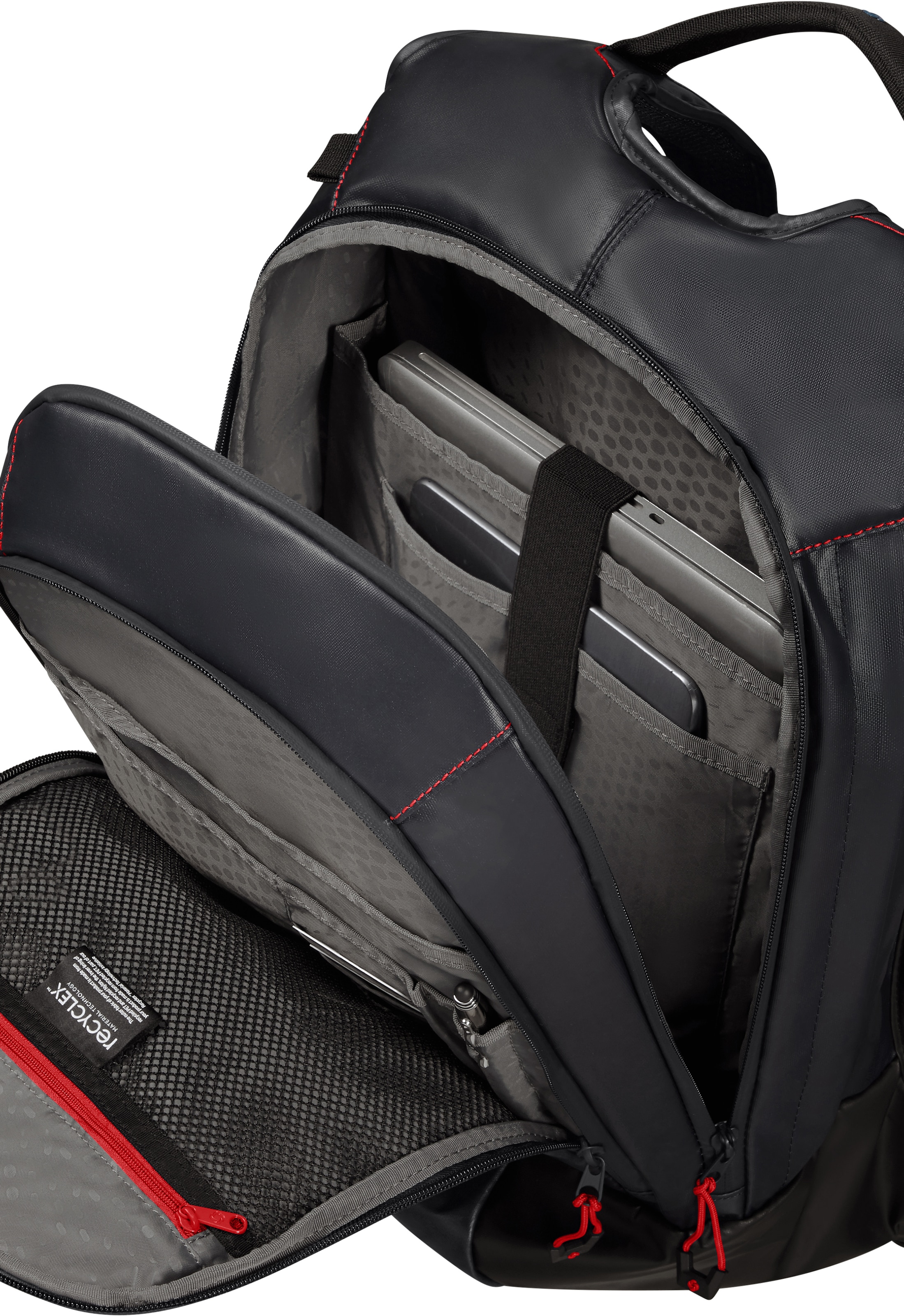 Samsonite Laptoprucksack »ECODIVER« reflektierende Details Freizeitrucksack Schulrucksack Tablet- und 17,3-Zoll Laptopfach