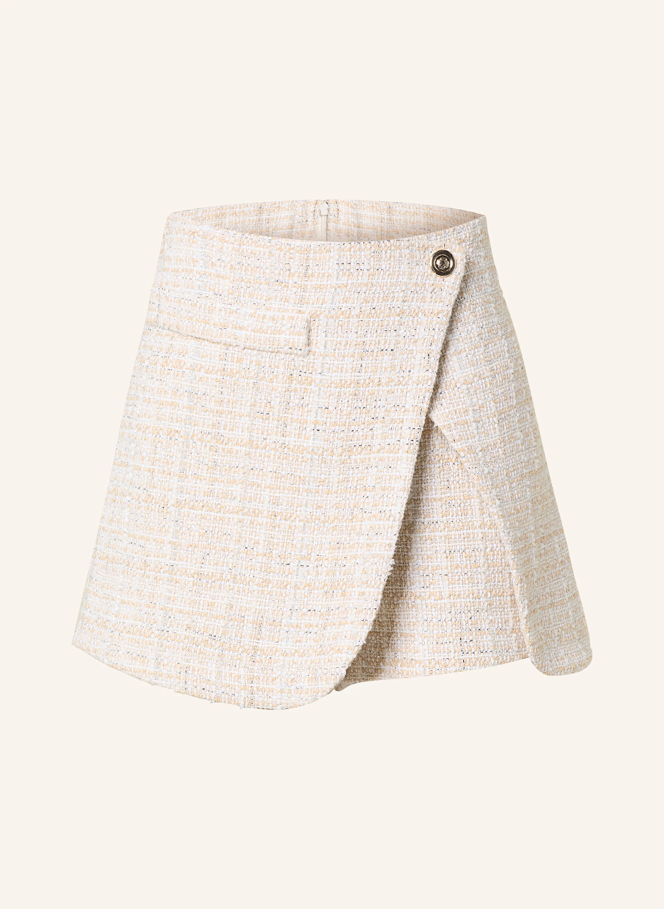 maje Tweed-Skort mit Glitzergarn
