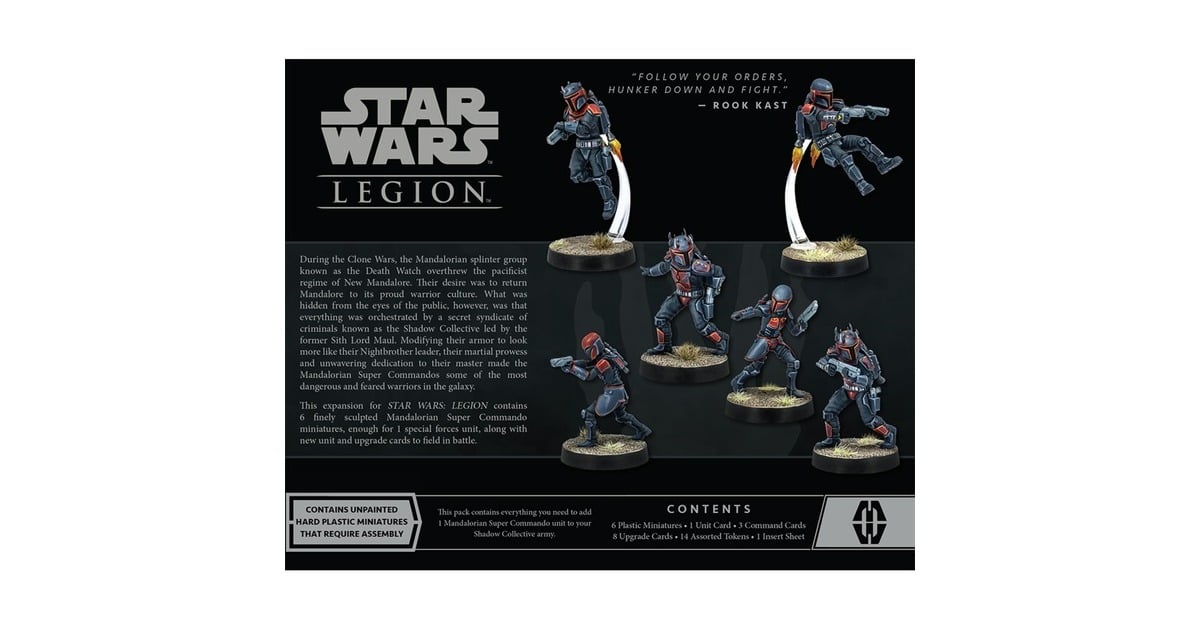 AsmodeeStar Wars: Legion - Mandalorian Super Commandos unit expansion Kaartspel  (Engels, uitbreiding, 2 spelers, 60 - 120 minuten, vanaf 14 jaar)