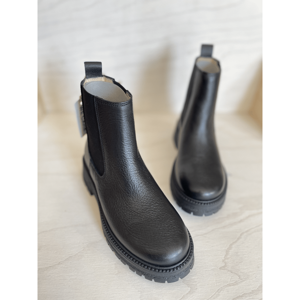 Angulus - Chelsea Boot Track Sole - Black