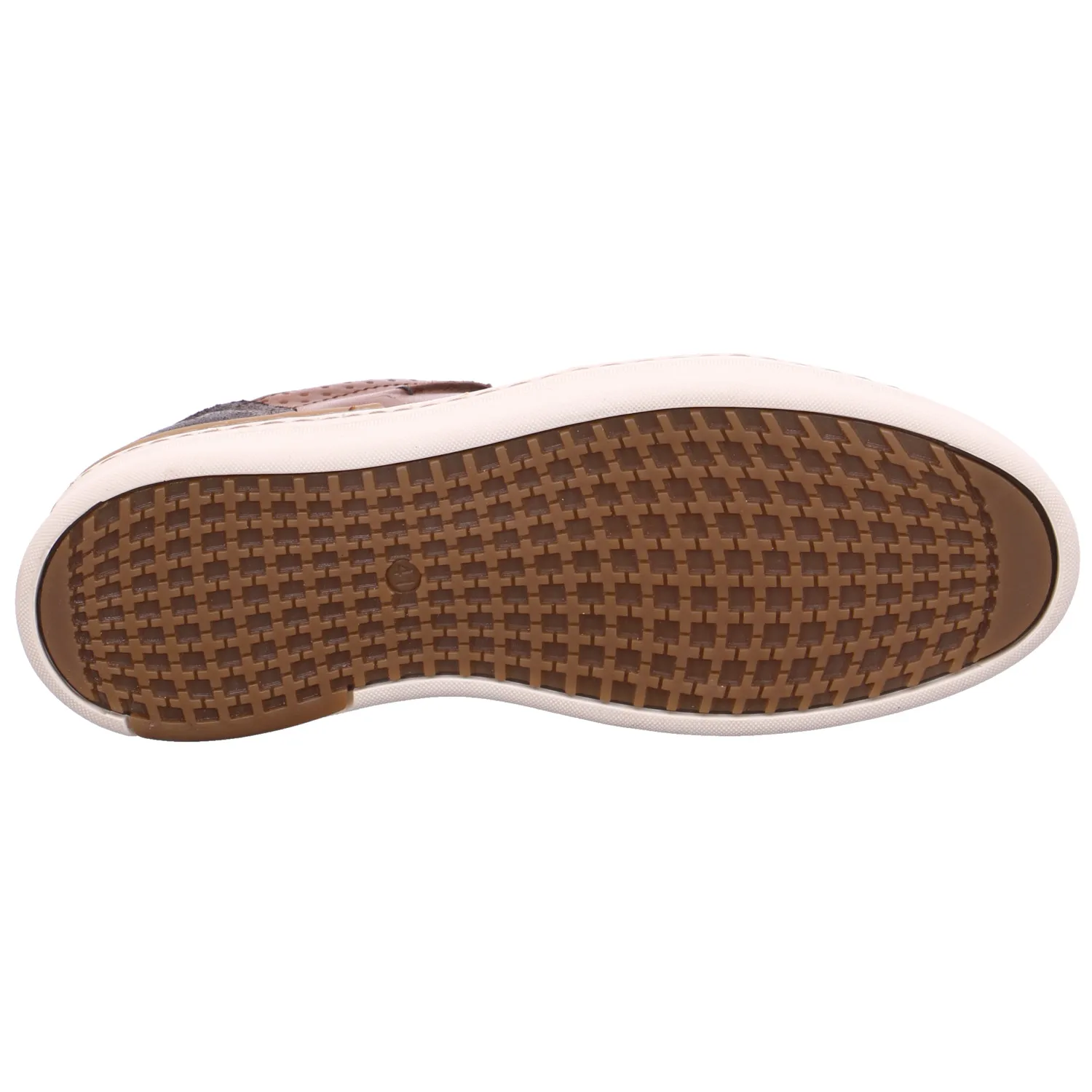 BULLBOXER Halbschuhe Sneaker Cognac Leder