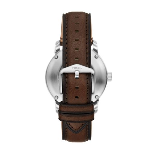 Fossil Heritage ME3264 Herreur, Silver/Brown, 43 mm