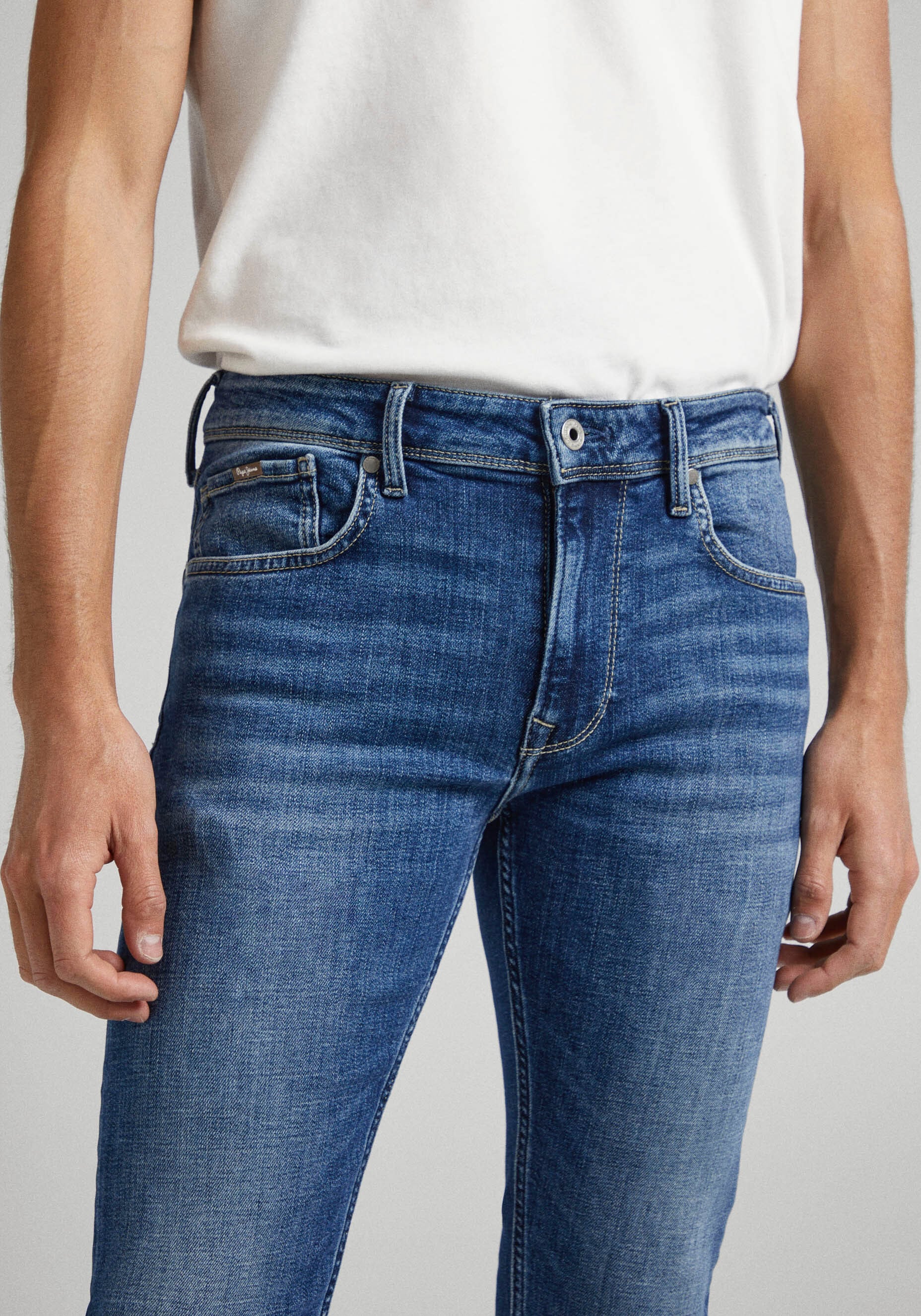 Pepe Jeans Slim-fit-Jeans »FINSBURY« Baumwoll-Stretch