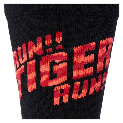 Chaussettes Unisexe Asics Performance Run Crew Noir Rouge