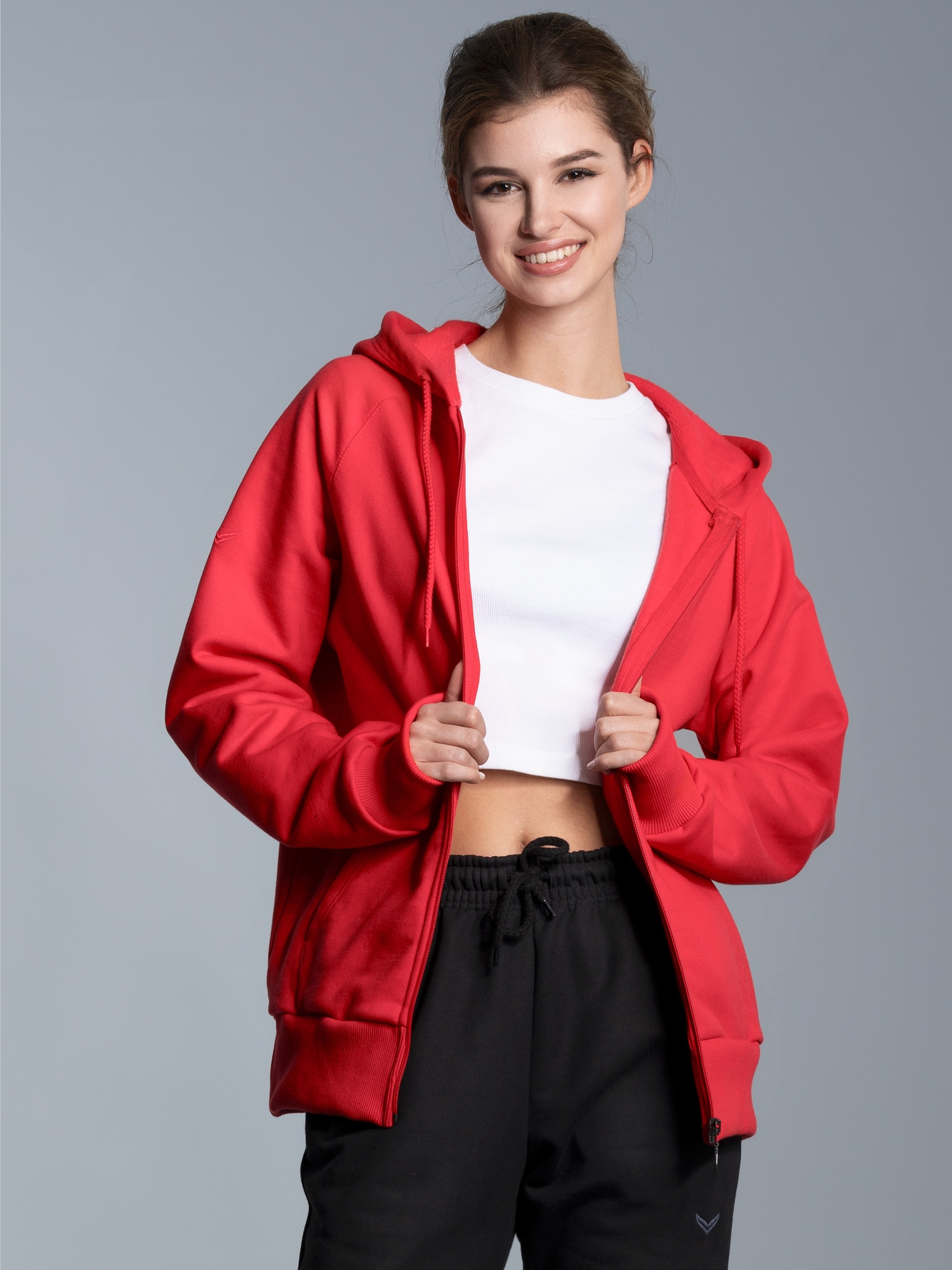 Sweatjacke mit KapuzeVulcano